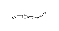 Image of Guide. Hand Brake Cable (Left). image for your 2024 Subaru Outback 2.5L CVT Base 