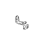 Image of Bracket Connector. BRACKT Connector (Passenger). L / PABS. image for your 2018 Subaru WRX  LIMITED WITH LIP ES 