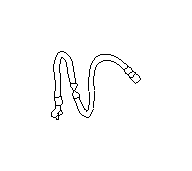 View Brake Hydraulic Hose. Brake Hose Kit (Right, Front, Passenger). Full-Sized Product Image
