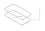 Image of Sunroof Glass. Lid Sunroof S/W. Glass Panel used For the. image for your 2014 Subaru Legacy   