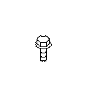 View Air Conditioning (A/C) Compressor Bolt. Alternator Bolt (M8 X 30 X 22). Full-Sized Product Image