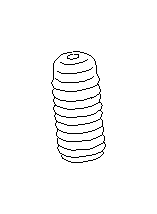 View Suspension Coil Spring Cap. Suspension Strut Bellows. Dust Cover Strut (Front). Full-Sized Product Image