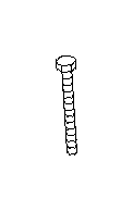 View Power Steering Pump Mounting Bolt. Bolt Pulley. Full-Sized Product Image