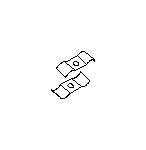 View Power Steering Pressure Hose Clip. Power Steering Return Hose Clip. Clamp. Full-Sized Product Image