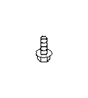 View Fuel Tank Strap Bolt. Flange Bolt. Full-Sized Product Image