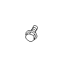 View Engine Coolant Reservoir Bolt. Engine Intake Manifold Bolt. Full-Sized Product Image
