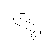 View Radiator Coolant Hose (Inlet) Full-Sized Product Image