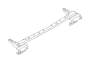Image of Bumper Cover Reinforcement Beam. Bumper Impact Bar. Bumper Reinforcement Rebar (Rear, Back, Steel)... image for your 2016 Subaru Forester   