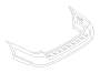 View Bumper Cover. Bumper Face OBK (Rear). Full-Sized Product Image