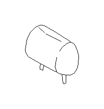 View Headrest. Pillow C (Rear, Center, GRAY). Full-Sized Product Image
