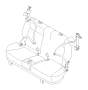 View Seat Belt Lap and Shoulder Belt (Right, Rear, Upper, Outer) Full-Sized Product Image 1 of 2