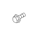 Image of Horn Mount Bolt. Bolt EARTH. image for your Subaru STI  