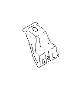 Image of Roof Luggage Carrier Side Rail Bracket. Bracket R/RAIL COUNT R (Right, Center, GREEN GRAY M). A... image for your 2004 Subaru Legacy  L-S SEDAN 