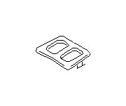 View Console Trim Panel. Door Window Switch Bezel. Switch Case Console (GRAY). Full-Sized Product Image 1 of 2