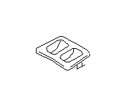 View Console Coin Holder. Coin Tray Console. Tray Coin CSL R (Rear, BEIGE). Full-Sized Product Image