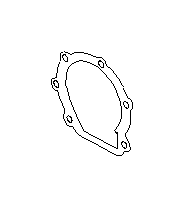 View Engine Water Pump Gasket. Gasket Thermostat. Sealing Water Pump. Full-Sized Product Image
