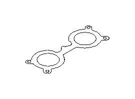 View Air Crossover Gasket. Engine Intake Manifold Gasket. Full-Sized Product Image