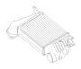 Image of Charge Air Cooler. Intercooler. INTER Cooler Complete. image for your 2015 Subaru Outback  R 