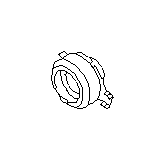 View Clutch Release Bearing Clip. Clip Clutch Sleeve. Full-Sized Product Image