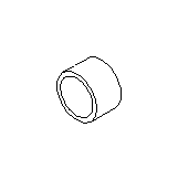 View Bushing Driven Gear 2ND. Bushing DRVN Gear 2ND. Full-Sized Product Image