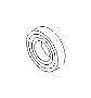 View Automatic Transmission Output Shaft Bearing (AT) Full-Sized Product Image