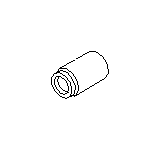 View Differential Pinion Bearing Spacer. Collar 2-Pinion. Collar Drive Pinion (L56.2MM). Full-Sized Product Image