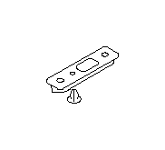 View Engine Cradle Spacer. Suspension Subframe Reinforcement Bracket. Adapter. Full-Sized Product Image