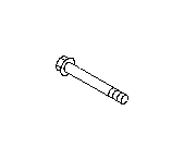 View Suspension Strut Bolt. Bolt Flange 14X111X25. Full-Sized Product Image