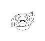 View Fender Liner Washer. Suspension Ball Joint Nut / Washer. Full-Sized Product Image