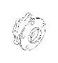 View Disc Brake Rotor. Wheel Bearing and Hub. Hub Complete Axle (Front). Full-Sized Product Image