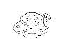 Image of Engine Torque Strut Mount. Motor Mount. Cushion Rubber (Right). A part that locates and. image for your Subaru