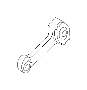 Image of Engine Support Rod. Engine Torque Strut Mount. Rod PITCHING Stopper. Rod PTG STPR. A part that... image for your 1996 Subaru