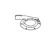 Image of Fuel Tank Sending Unit Lock Ring. Fuel Tank Shield. Protector Fuel. Shield that protects the. image for your 2017 Subaru Crosstrek   