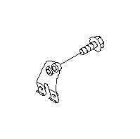 Image of Exhaust System Hanger Bracket. Oxygen Sensor Bracket. Bracket Hanger Complete. A Bracket For a... image for your 2018 Subaru STI   