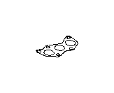 View Catalytic Converter Gasket. Exhaust Pipe to Manifold Gasket (Front). Full-Sized Product Image