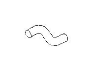 View Radiator Coolant Hose (Inlet) Full-Sized Product Image 1 of 1