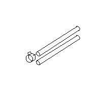 View Automatic Transmission Oil Cooler Hose. Hose A.T.F (AT). Full-Sized Product Image