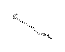 View Engine Coolant Pipe. Pipe Over Flow Radiator. Full-Sized Product Image