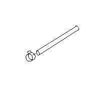 View Automatic Transmission Oil Cooler Hose. Hose A.T.F (AT). Full-Sized Product Image