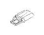 View Cover Opener Handle (Front, IVORY) Full-Sized Product Image