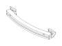 View Bumper Cover Reinforcement Bracket. Bumper Impact Bar Bracket. Stay Complete (Left, Front). Full-Sized Product Image