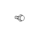 View Belt. Bolt and Washer. BOLT/WASHER (Rear). Full-Sized Product Image 1 of 10
