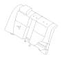 View Seat Back Cushion. Pad Seat Back Rest (Rear). Full-Sized Product Image 1 of 1