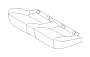 Image of Seat Back Bolster Cushion. Pad SD ULH. Side (Left, Rear, IVORY). A Component which gives. image for your 2014 Subaru Outback 2.5L 6MT Base 