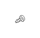 View Seat Hinge Screw. Seat Track Support Screw. Full-Sized Product Image 1 of 4