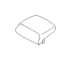 View Headrest. Pillow Rest. Head Rest SD (Rear, Back, OFF BLACK). Full-Sized Product Image 1 of 3