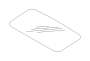 View Sunroof Glass. Lid Sun Roof. Lid TW (RR) SIA (Rear). Full-Sized Product Image