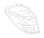 View Tail Light. Lamp Combination U4R (Right, Rear). Full-Sized Product Image