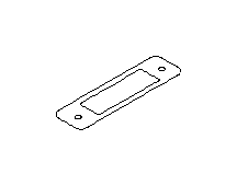 View License Light Lens Gasket. Packing License Lamp. Packing WLI. Full-Sized Product Image