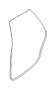 Image of Door Opening Trim. Door Seal. Door Weatherstrip. Body Side. Flange (Left, Rear, OFF BLACK)... image for your 2000 Subaru Legacy  Limited Sedan 